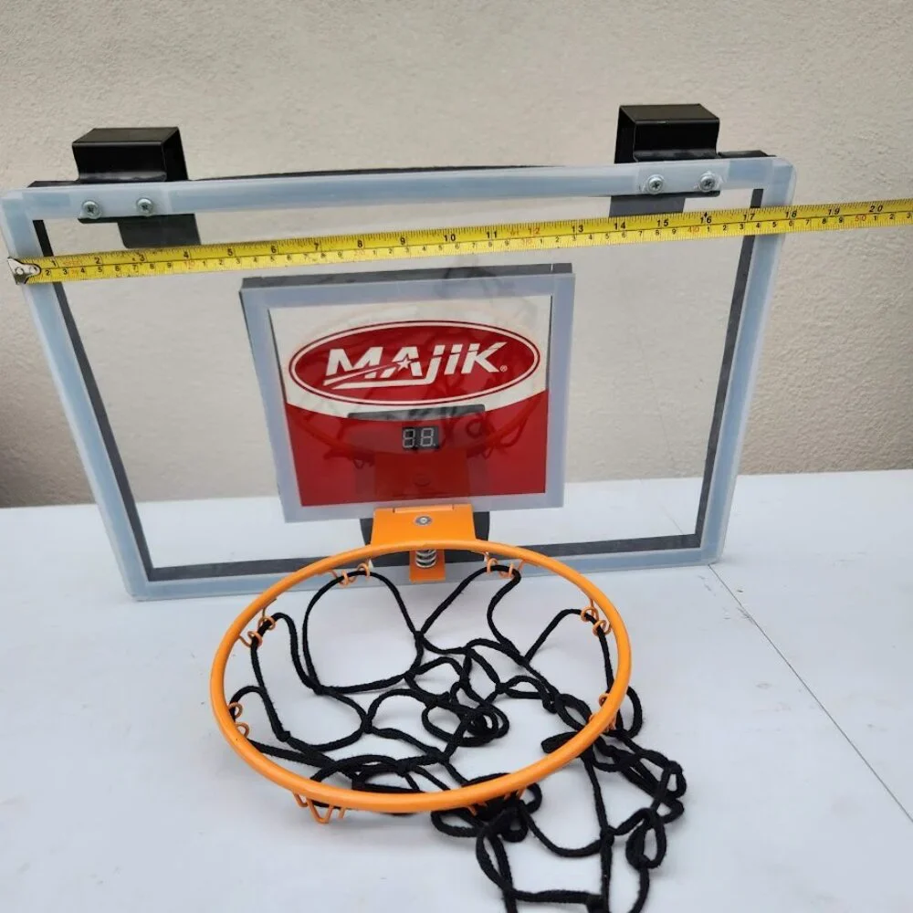 Majik Over The Door Basketball Hoop Over-The-Door Mini Hoop Bedroom Decor Toy Ma